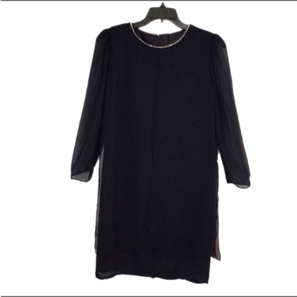 Patra Woman’s Navy Blue Midi Evening Dress with Sequins. Size 12. - Picture 1 of 4